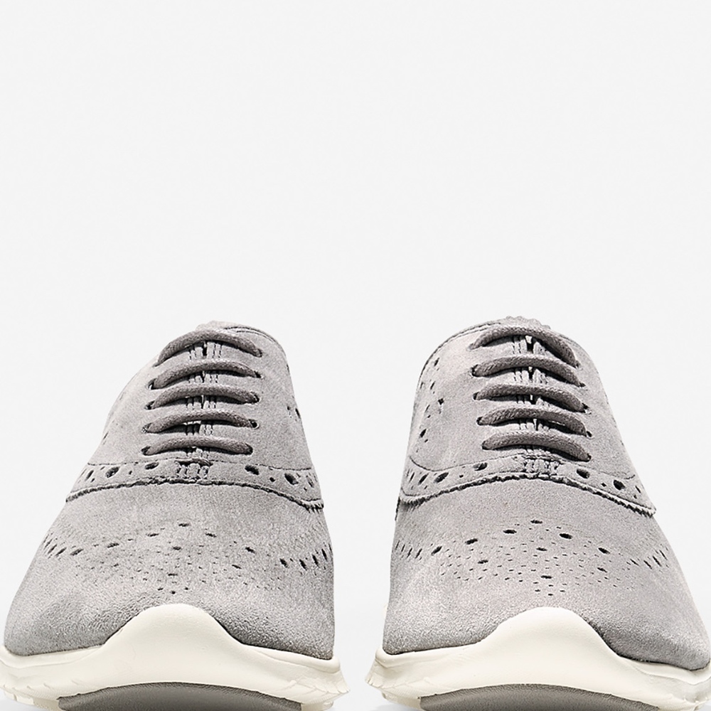 ZERØGRAND Wingtip Oxford Ironstone Suede NWT